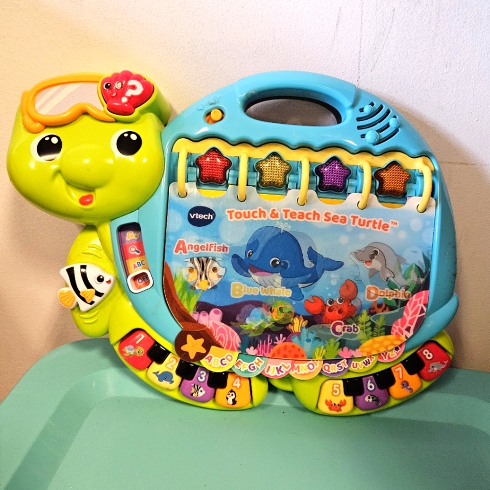 VTech Touch and Teach Sea Turtle Learning Interactive Toy